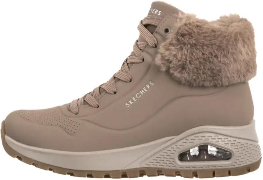 Skechers UNO RUGGED FALL AIR 167274-MOC Female Beige Uno Rugged Fall Air dames sneakers beige