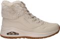 Skechers Veterschoenen UNO RUGGED FALL AIR Winterlaarzen met Air-Cooled Memory Foam comfort binnenzool - Ecru