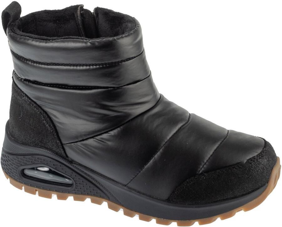 Skechers Uno Rugged Puffer Vrouwen Zwart Laarzen