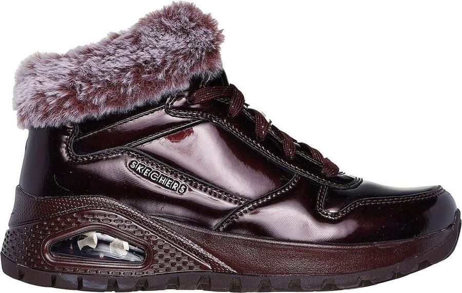 SKECHERS Boots 'Stiefel Damen 168126 BURG Kunststoff (Synthetik) in rot' rood