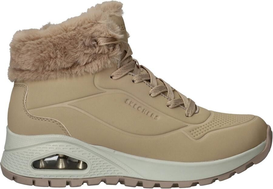 Skechers Uno Rugged Veterboots Dames Taupe