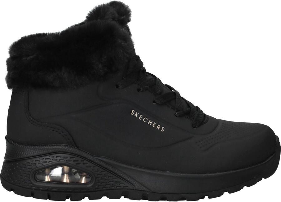 Skechers Uno Rugged Veterboots Dames Zwart