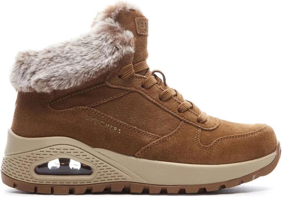 Skechers UNO RUGGED-WINTRIN Dames Wandelschoenen Bruin
