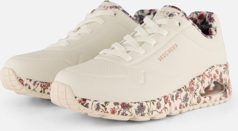 Skechers Uno Safari Time Sneakers wit Synthetisch
