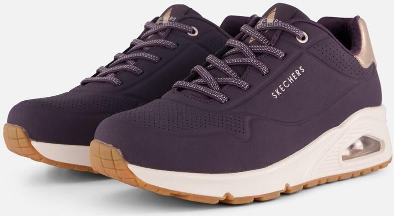 Skechers Sneaker 155196 DKPR UNO-SHIMMER AWAY Donkerpaars - Foto 4