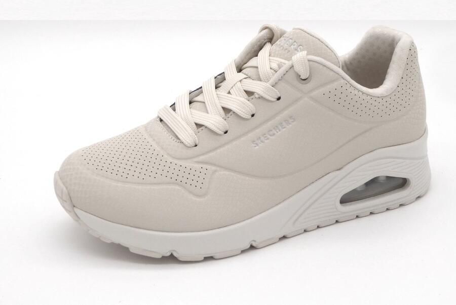 SKECHERS Sneakers laag 'UNO SHINY SCALE' offwhite