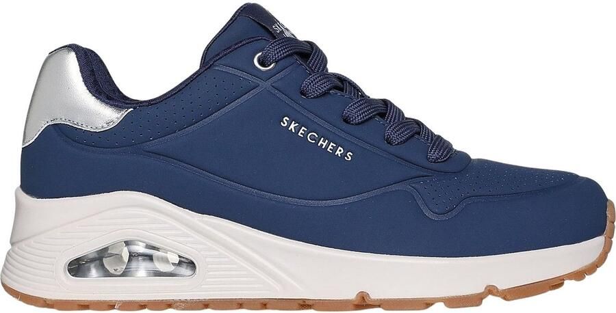 Skechers Sneakers UNO GOLDEN AIR Vrijetijdsschoen lage schoen veterschoen met metallic inzet - Foto 3