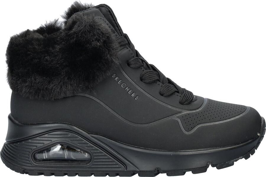 Skechers Uno Fall Air gevoerde sneakers zwart Meisjes Imitatieleer 33 - Foto 2