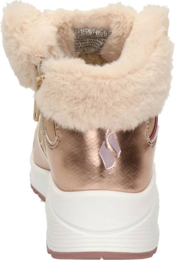 Skechers Uno hoge sneakers goud Meisjes Imitatieleer 35 - Foto 11