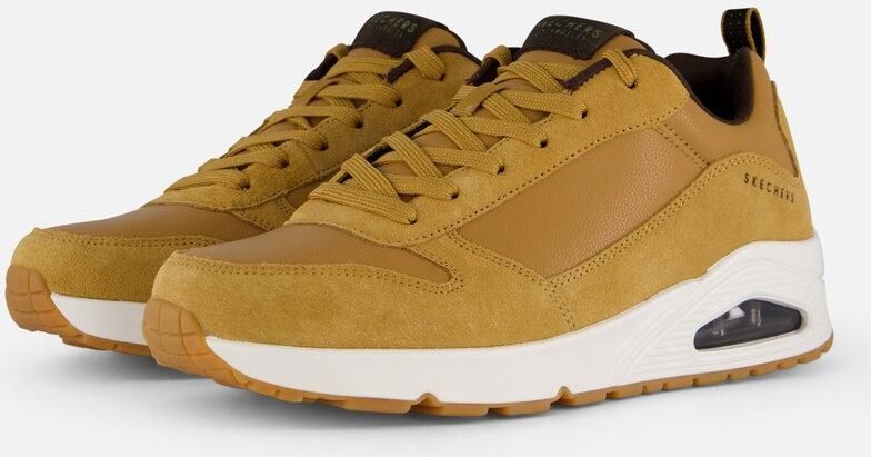 Skechers Sneakers Uno Stacre met luchtkamerzool vrijetijdsschoen lage schoen veterschoen - Foto 7