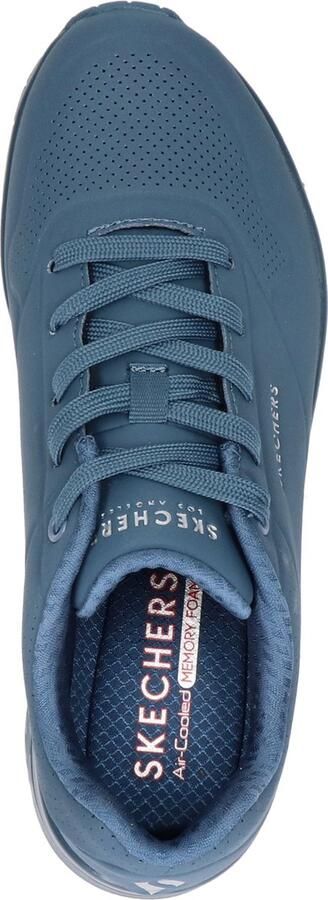 Skechers Sneakers met sleehak Uno Stand on Air Vrijetijdsschoen lage schoen veterschoen met fijne perforatie - Foto 11