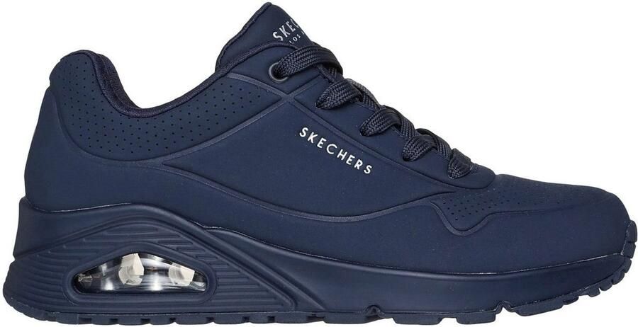 Skechers Sneakers met sleehak UNO STAND ON AIR Vrijetijdsschoen lage schoen veterschoen met zacht gevoerde binnenzool