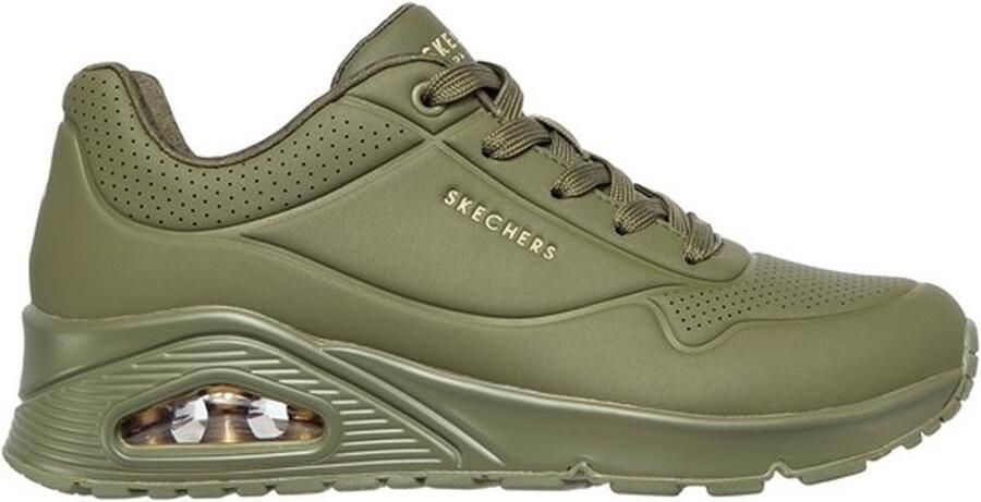 Skechers Sneaker 73690 OLV UNO Stand On Air Olijfgroen - Foto 5