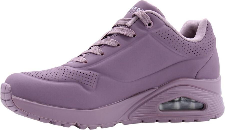 Skechers Sneakers met sleehak Uno Stand on Air met fijne perforatie vrijetijdsschoen halfhoge schoen veterschoen - Foto 5