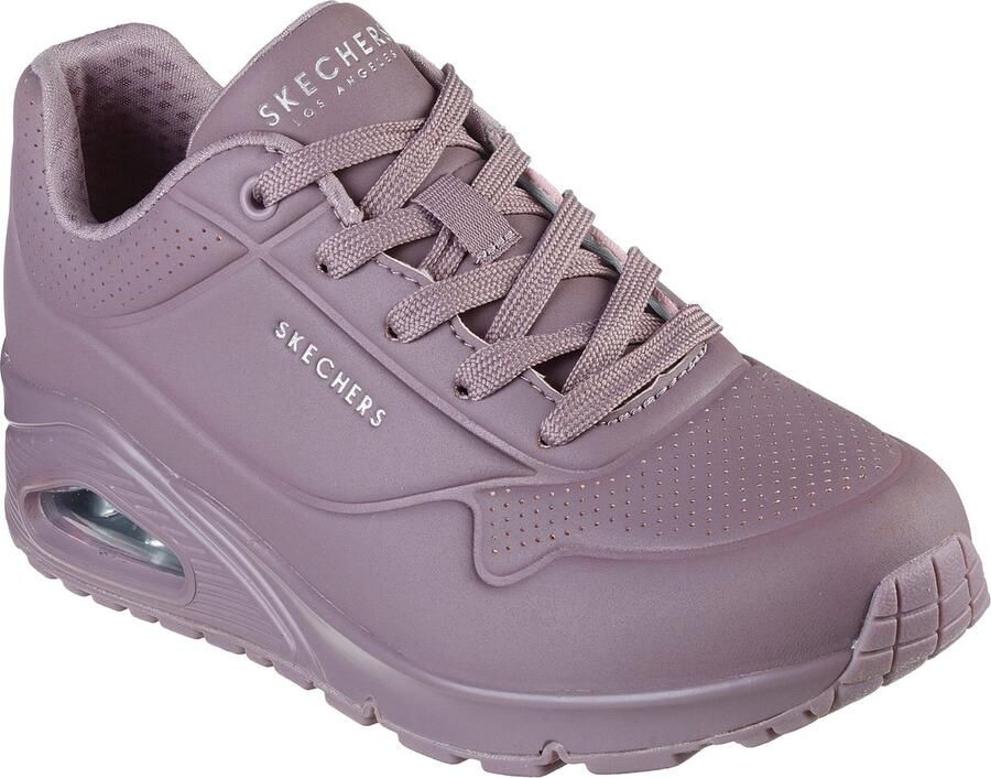 Skechers Sneakers met sleehak Uno Stand on Air met fijne perforatie vrijetijdsschoen halfhoge schoen veterschoen - Foto 2