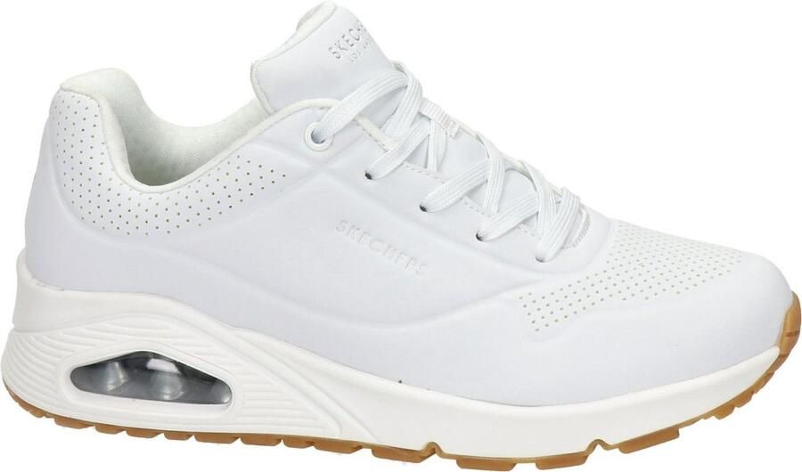 Skechers Sneakers Street Uno Stand on Air in eenvoudige look vrijetijdsschoen lage schoen veterschoen - Foto 7