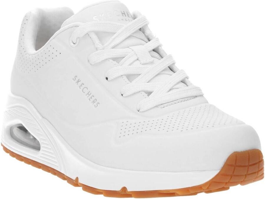 Skechers Sneakers Street Uno Stand on Air in eenvoudige look vrijetijdsschoen lage schoen veterschoen - Foto 3