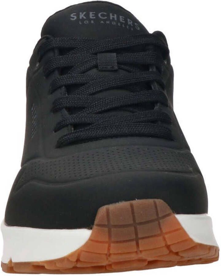 Skechers Sneakers met sleehak Uno Stand on Air Vrijetijdsschoen lage schoen veterschoen met fijne perforatie - Foto 4