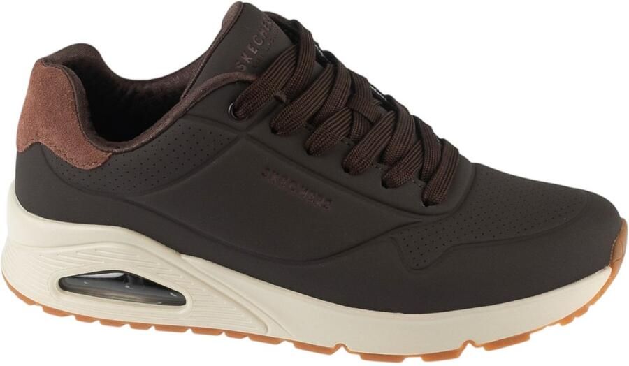 Skechers Uno Suited On Air Mannen Bruin Sneakers