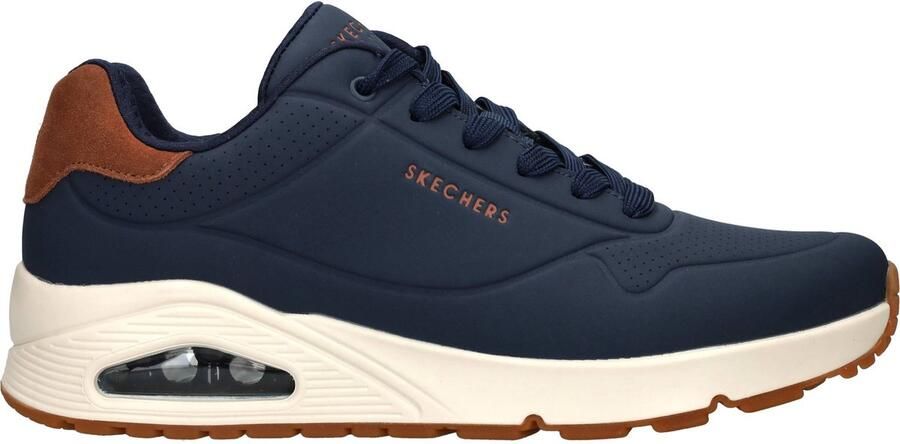 Skechers Uno Suited On Air Sneakers Heren Blauw