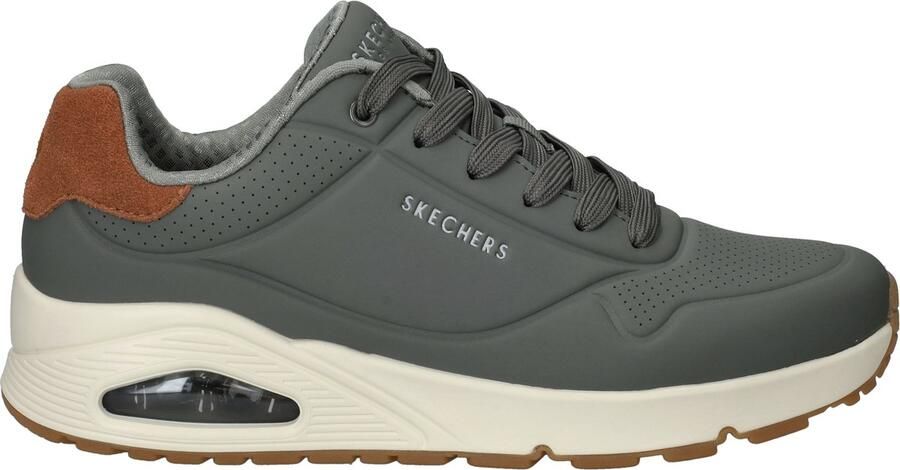 Skechers Sneakers UNO-SUITED ON AIR vrijetijdsschoen lage schoen veterschoen met modieuze sleehak - Foto 10