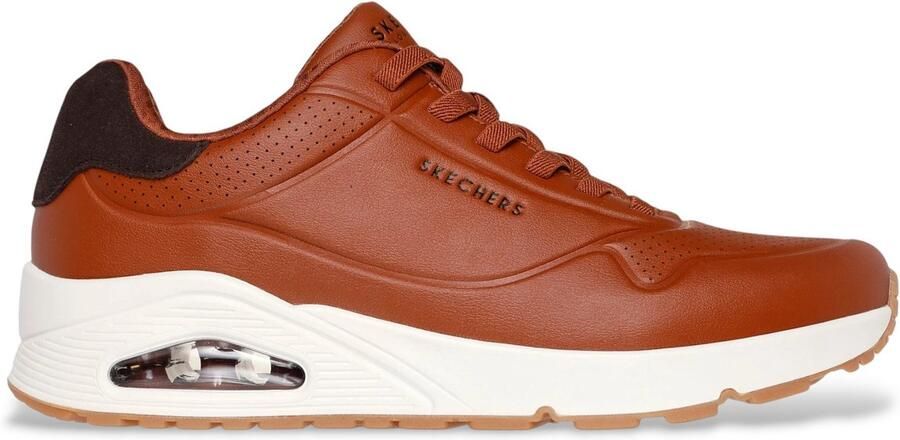 SKECHERS Sneakers laag 'UNO TAILORED AIR' kastanjebruin chocoladebruin - Foto 2