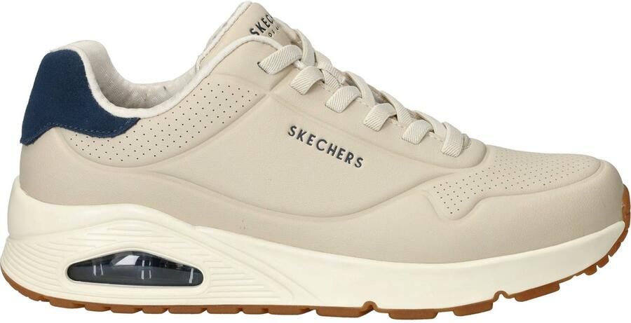 Skechers Uno Tailored Air Sneakers Heren Beige