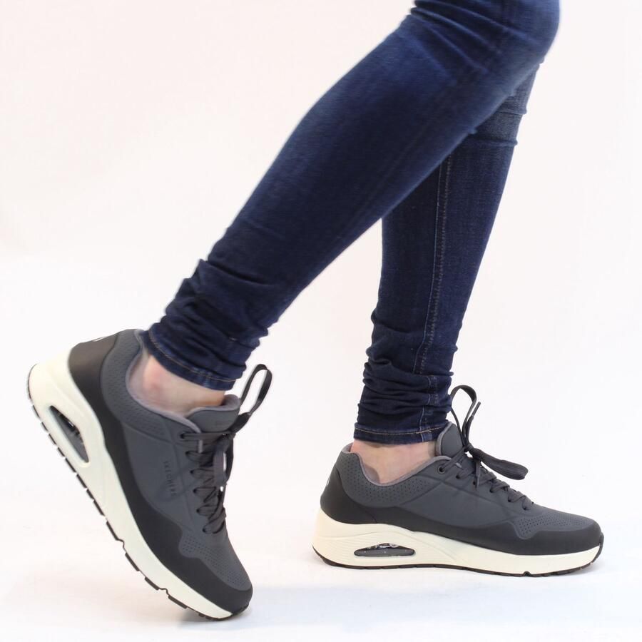 Skechers Parmentier Sneakers Stijlvol en Comfortabel Grijs Heren - Foto 2