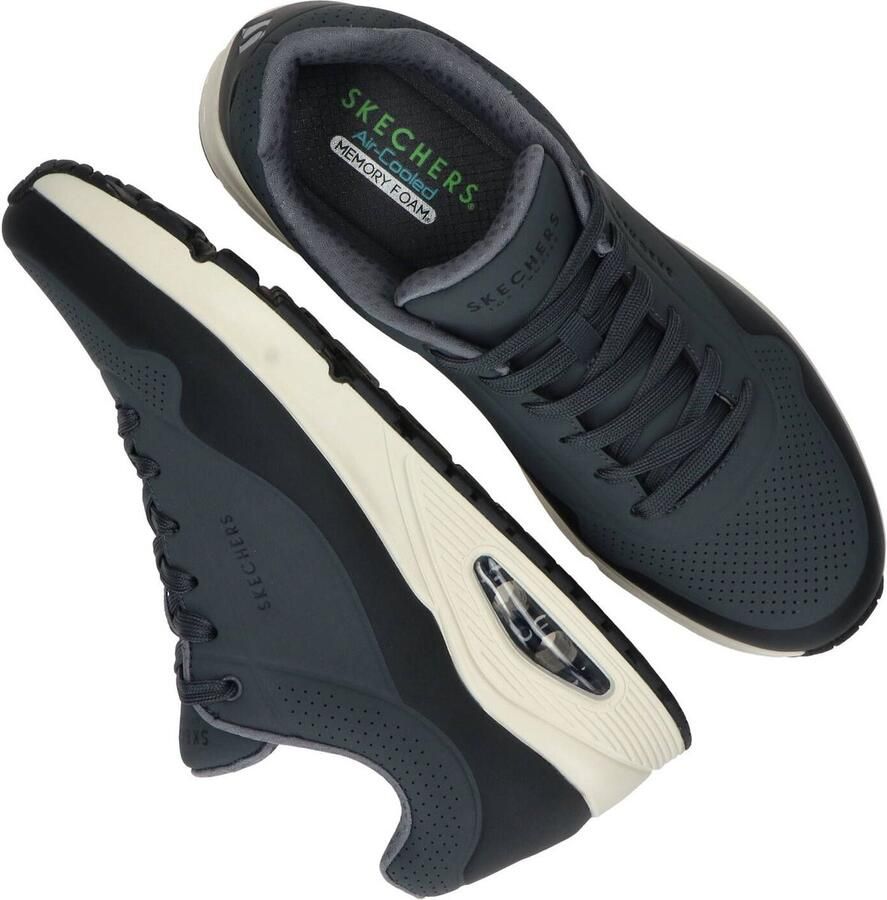 Skechers Parmentier Sneakers Stijlvol en Comfortabel Grijs Heren - Foto 3