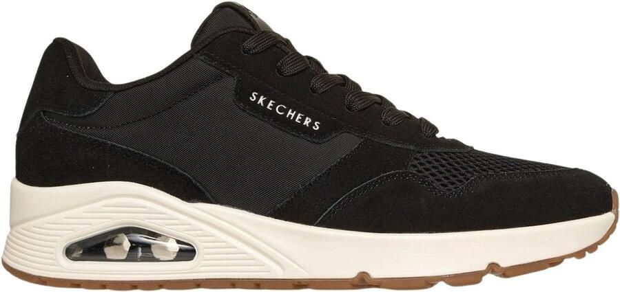 Skechers UNO-VINTAGE AIR Heren Sneakers Zwart