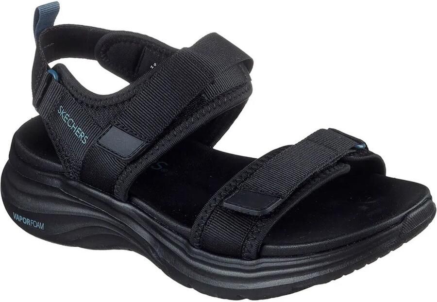 Skechers Vapor Foam Laidback Moments Sandalen Zwart Vrouw