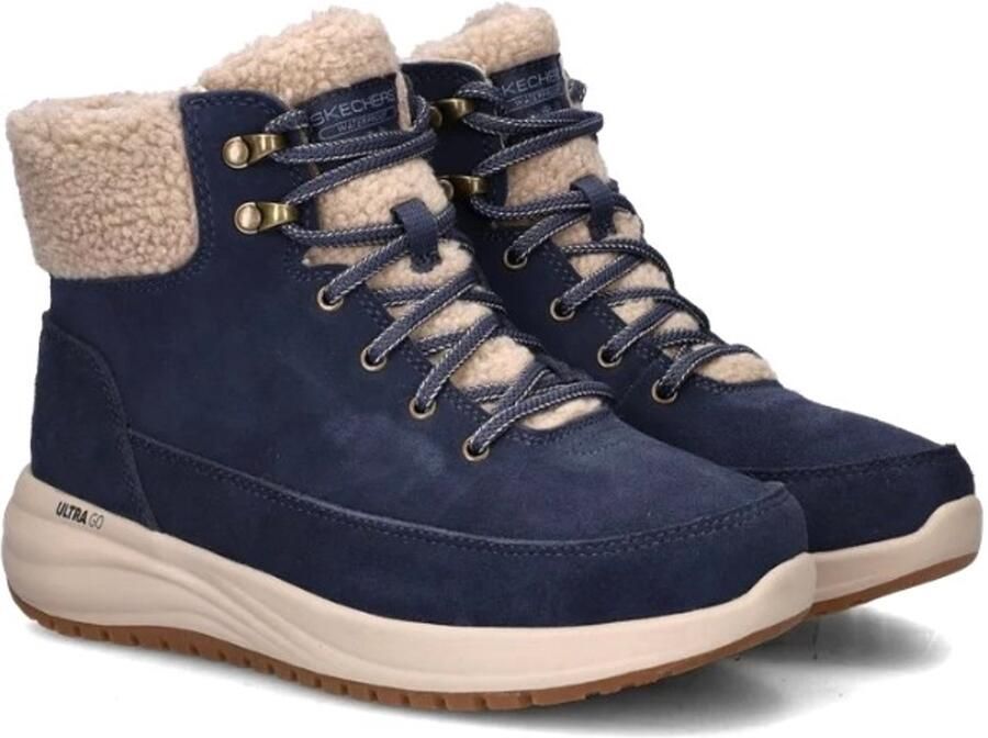 Skechers Veterboot Go Walk On The Go Stellar Winterize 144733 NVY Navy Waterproof