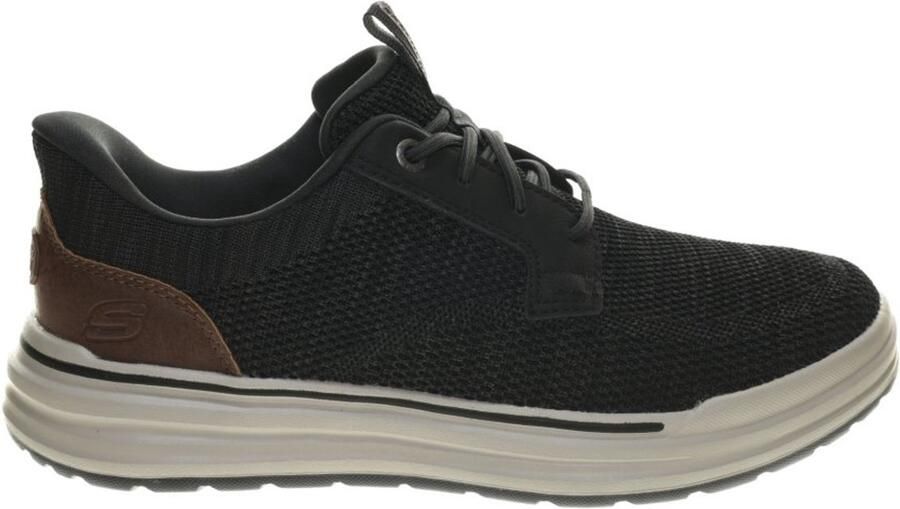 Skechers Slip-Ins: Relaxed Fit Veterschoenen Laag Zwart