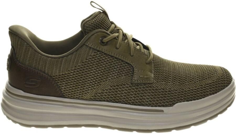 Skechers Slip-Ins: Relaxed Fit Veterschoenen Laag Taupe - Foto 2