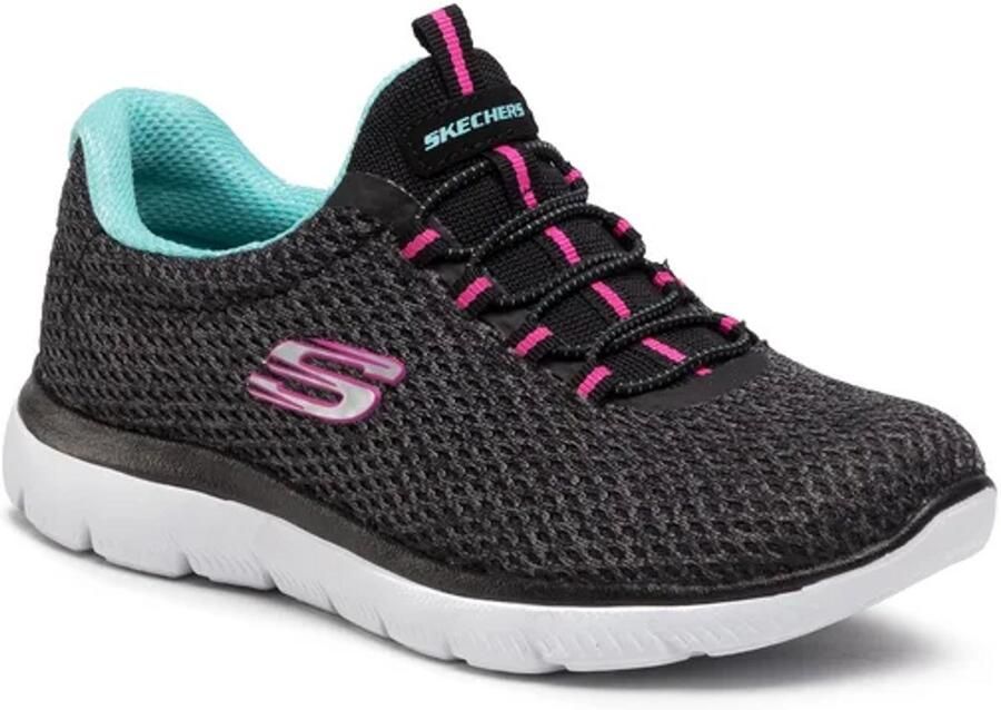Skechers Vrouwen Sneakers Summits-Striding Zwart Grijs