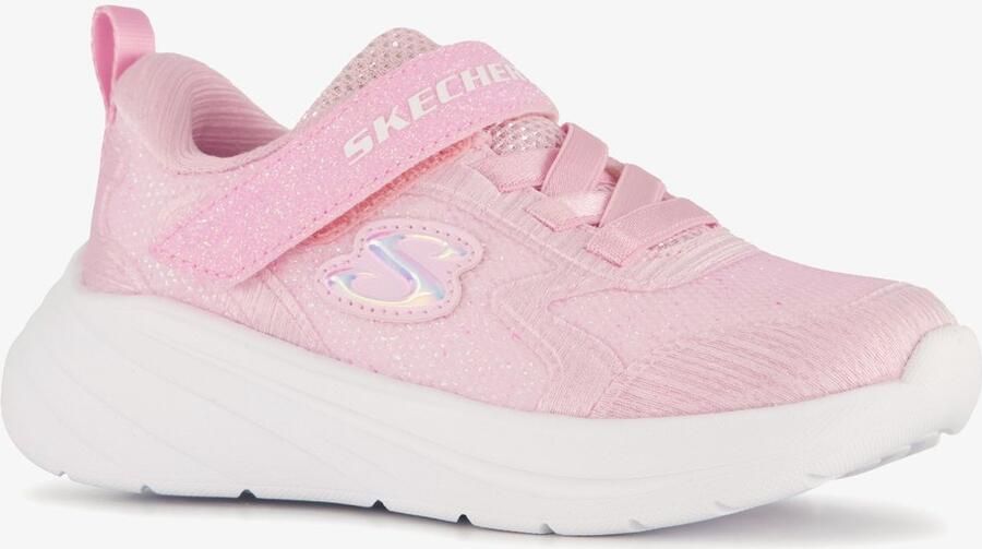 Skechers Wave 92 meisjes sneakers roze Uitneembare zool
