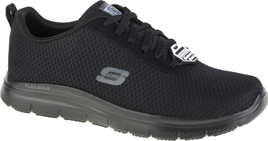 Skechers Flex Advantage Bendon SR 77125EC BLK Mannen Zwart Sneakers Sportschoenen