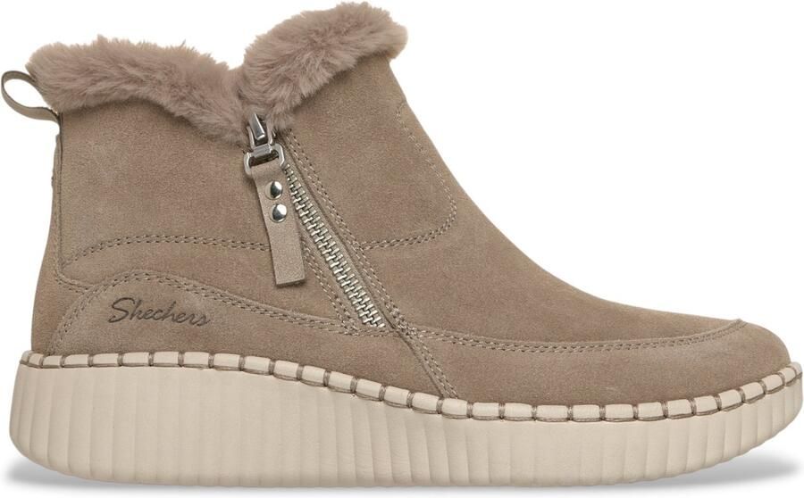 Skechers WILSHIRE BLVD FRESH ZIP Dames Instappers Taupe