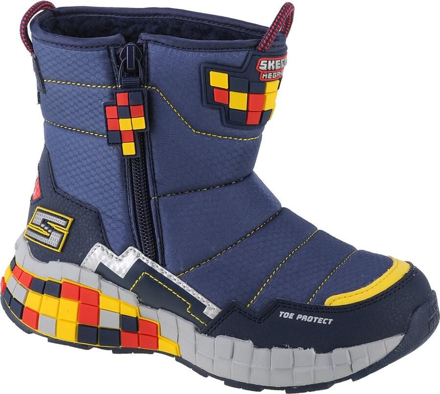 Skechers Mega Craft Cuboforce 402198L-NVRD voor een jongen Marineblauw Sneeuw laarzen - Foto 2