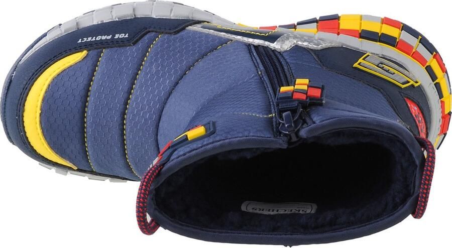 Skechers Mega Craft Cuboforce 402198L-NVRD voor een jongen Marineblauw Sneeuw laarzen - Foto 3