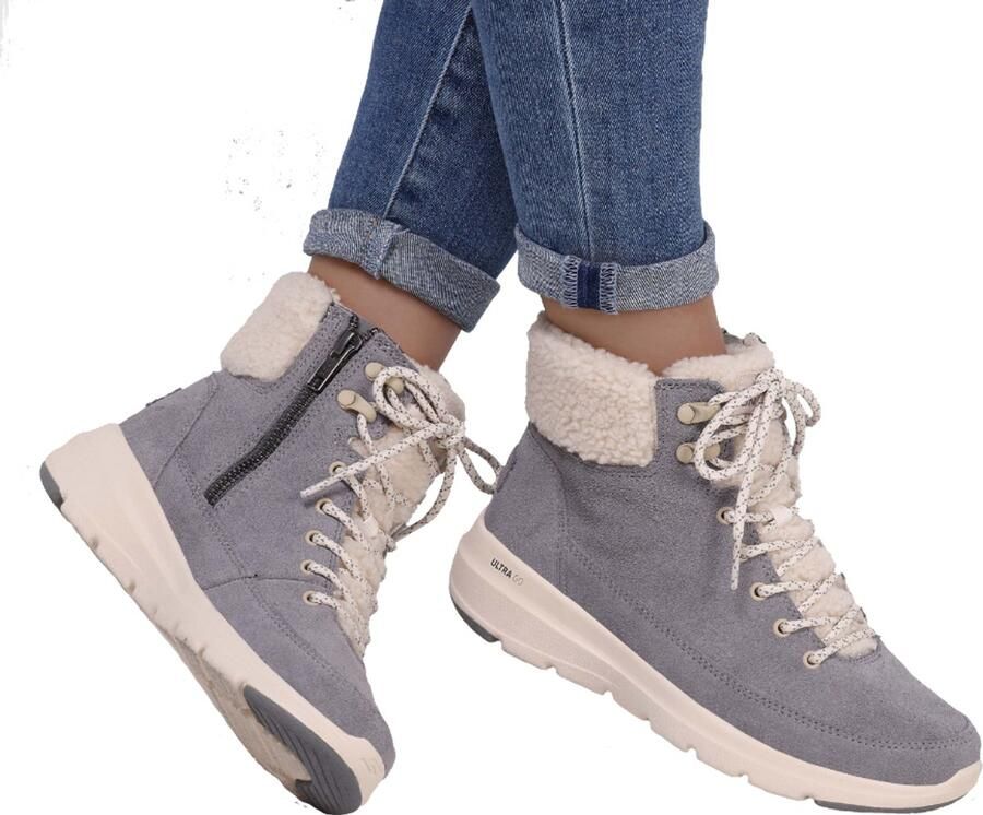 Skechers Winterlaarzen GLACIAL ULTRA Winterschoen snowboots veterschoenen met 3M Scotchgard-impregnering - Foto 2