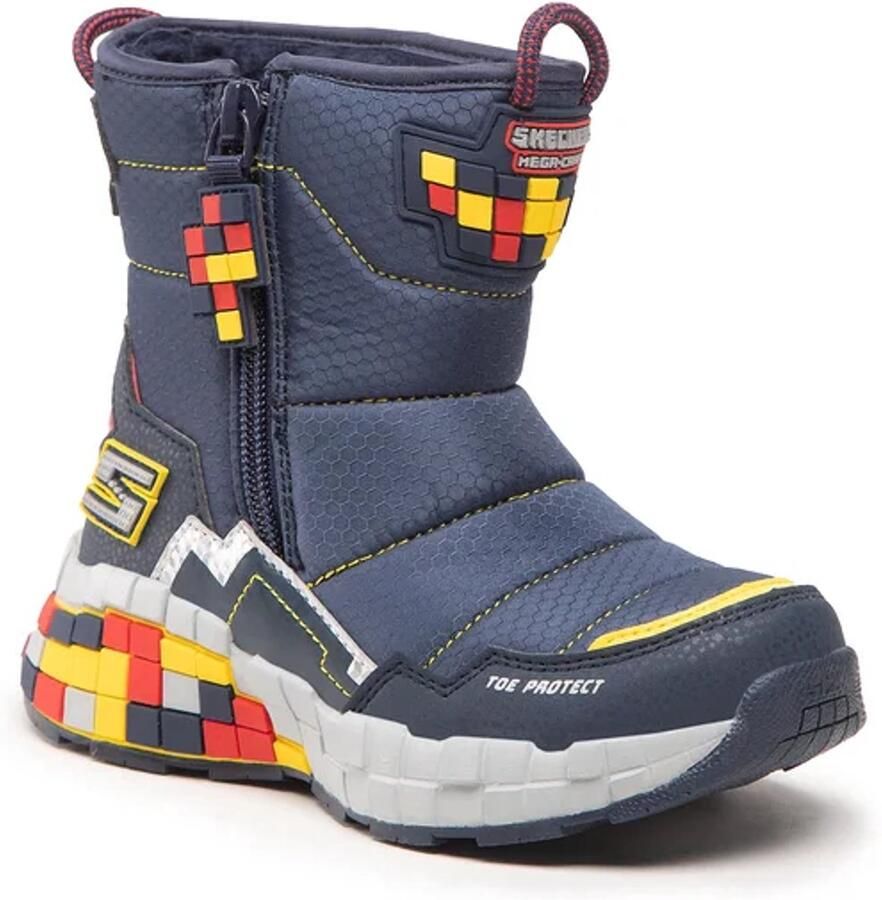 Skechers winterlaarzen voor jongens donkerblauw