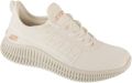 Skechers Slip-on sneakers BOBS GEO-NEW AESTHETICS Vrijetijdsschoen instapschoen in vegan uitvoering - Wit