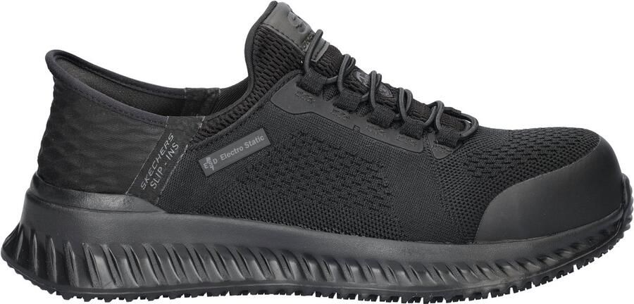 Skechers Work Hands Free Slip-In Tilido heren sneaker Zwart