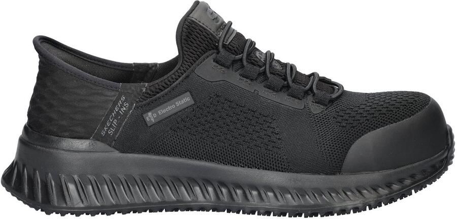 Skechers Work Hands Free Slip-In Tilido heren sneaker Zwart