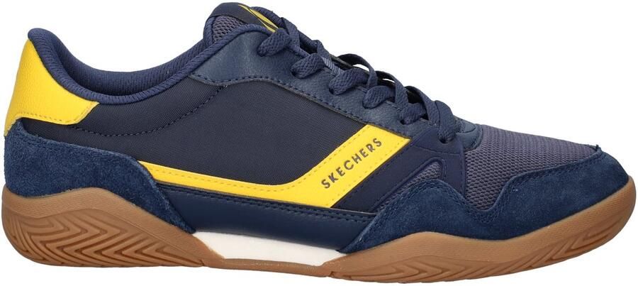 Skechers Zinger Evo Debut Brace heren sneaker Blauw multi