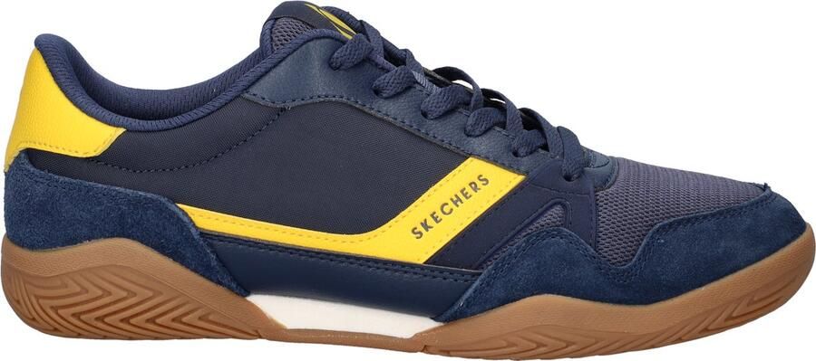 Skechers Zinger Evo Debut Brace heren sneaker Blauw multi