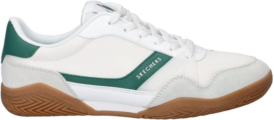 Skechers Zinger Evo Debut Brace heren sneaker Wit Groen