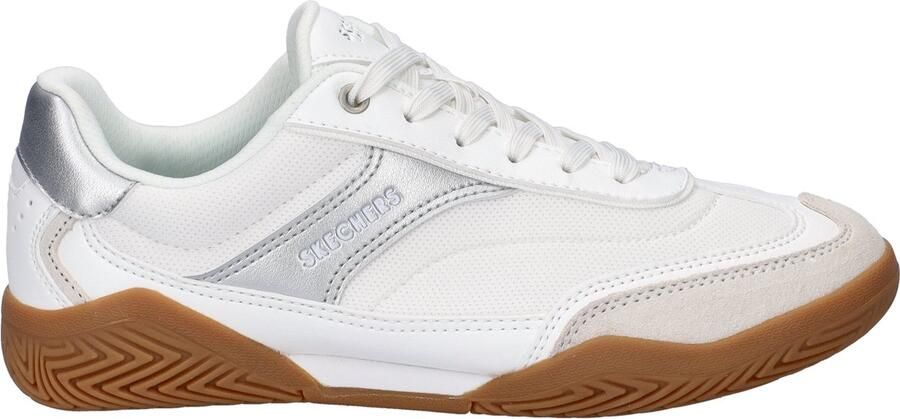 Skechers Zinger Metallic Roads dames sneaker Wit