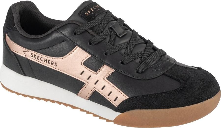 Skechers Zinger Metallic Roads Vrouwen Zwart Sneakers